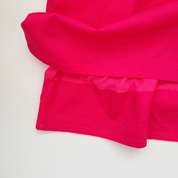 Ya | One Shoulder Hot Pink Mini Dress with Pockets - Picture 8 of 8